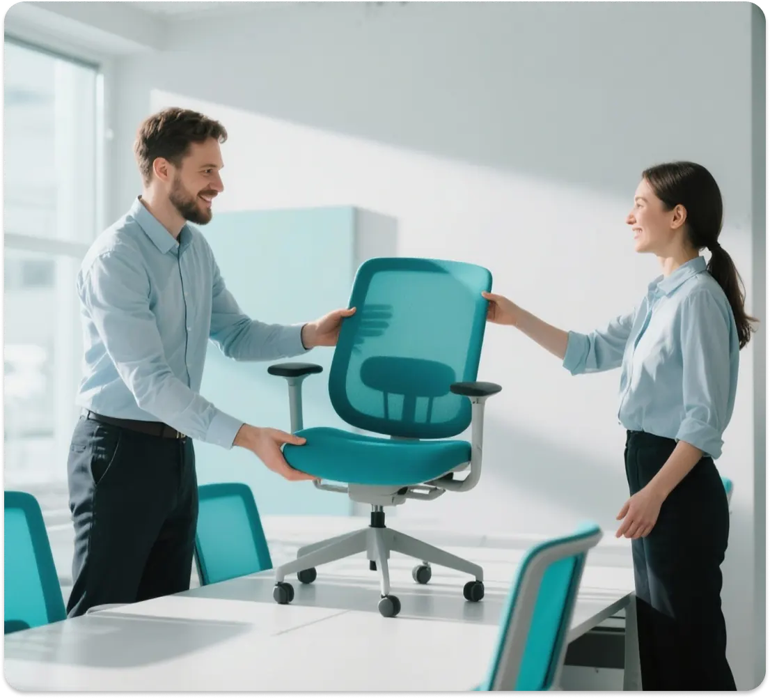 Plateforme de réemploi professionnel utilisée entre services