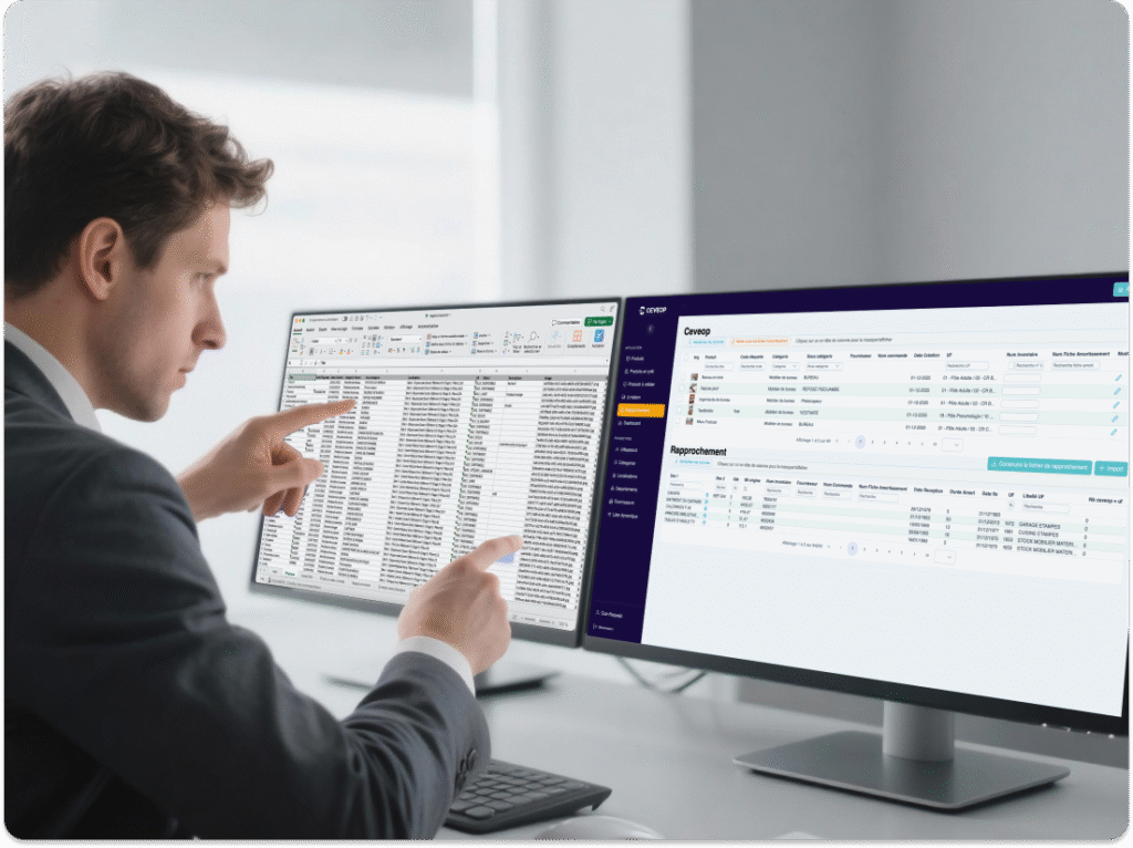 PLUS DE COHÉRENCE, MOINS D’ÉCARTS  Reliez automatiquement vos inventaires à vos comptes comptables. Chaque flux physique trouve son équivalent financier en temps réel.  100 % de correspondance entre flux physiques et financiers.