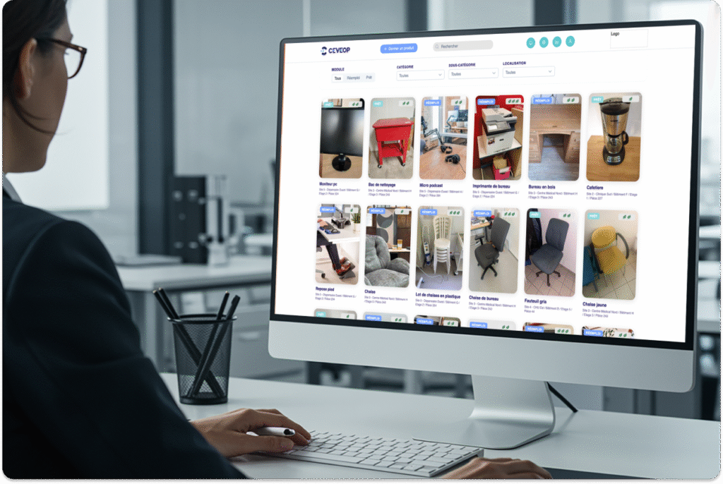 plateforme de réemploi professionnel